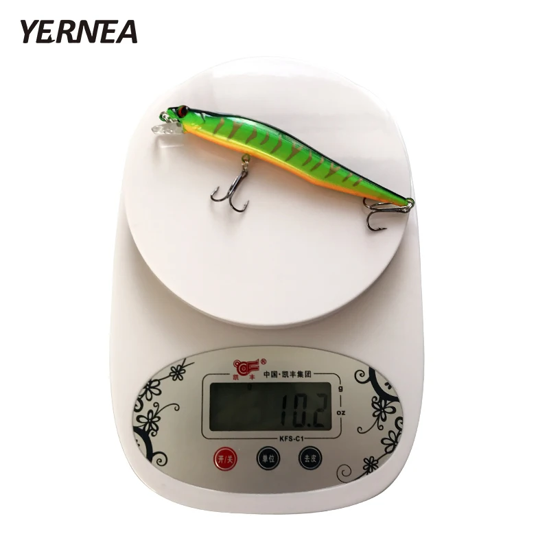 

New 6 pcs/Lot 11.5cm 10.2g 3D Eyes Fishing Lure Minnow Hard Baits Artificial Boxed Wobblers 6 Colors Fishing Lures Tackle