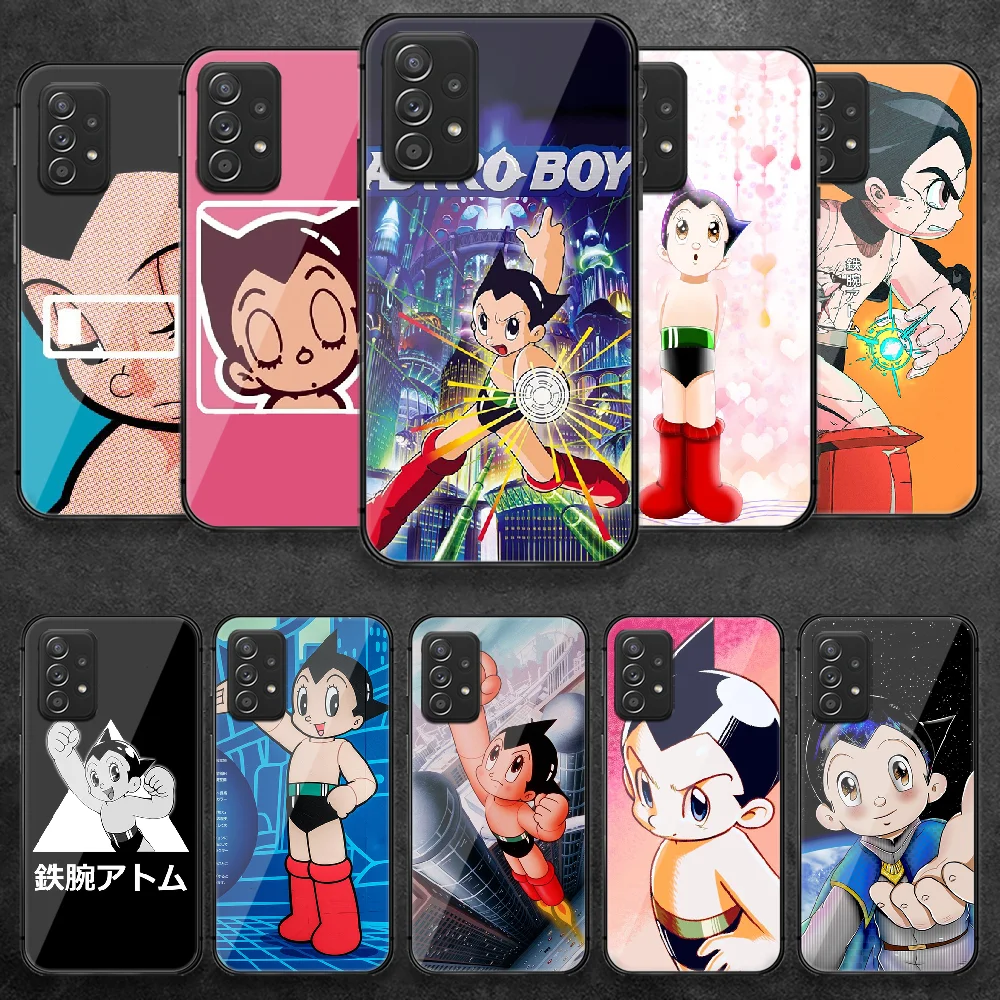 

Astro Anime Boy Cartoon Tempered Glass Phone Case Cover For Samsung Galaxy A 10 12 20 E 21 30 32 50 40 51 52 70 71 72 S Cover 3D