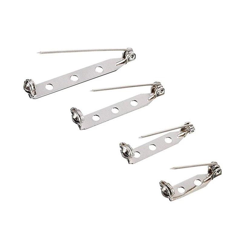 Серебряная брошь-держатель для значков 10 шт. | Дом и сад