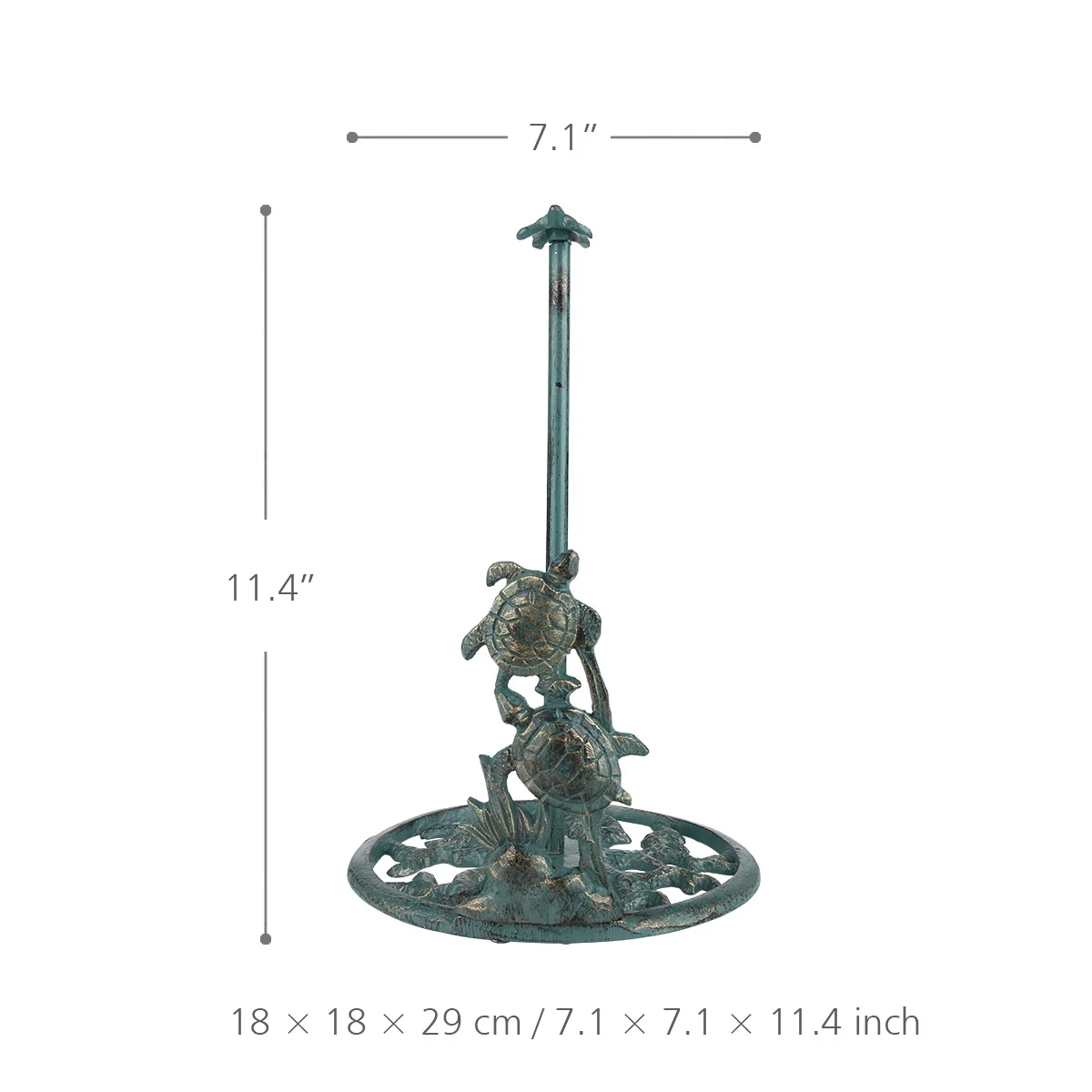 Чугунный вертикальный держатель для бумажных полотенец Tooarts туалетной бумаги в
