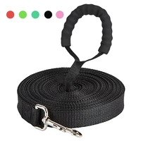 pet dog leash nylon with foam handle for small large dogs cats outdoor training 1 8m 3m 6m 10m 15m 20m 30m 50m dog accessories