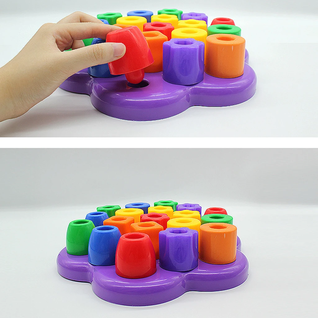 

20pcs Plastic Stacking Building Blocks Puzzle Toy for Elementary School