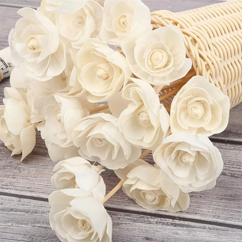 

5/10Pcs Reed Diffuser Replacement Stick Wood Rattan Reeds Through Flowers Diffusers Accessories Modern DIY Home Decor
