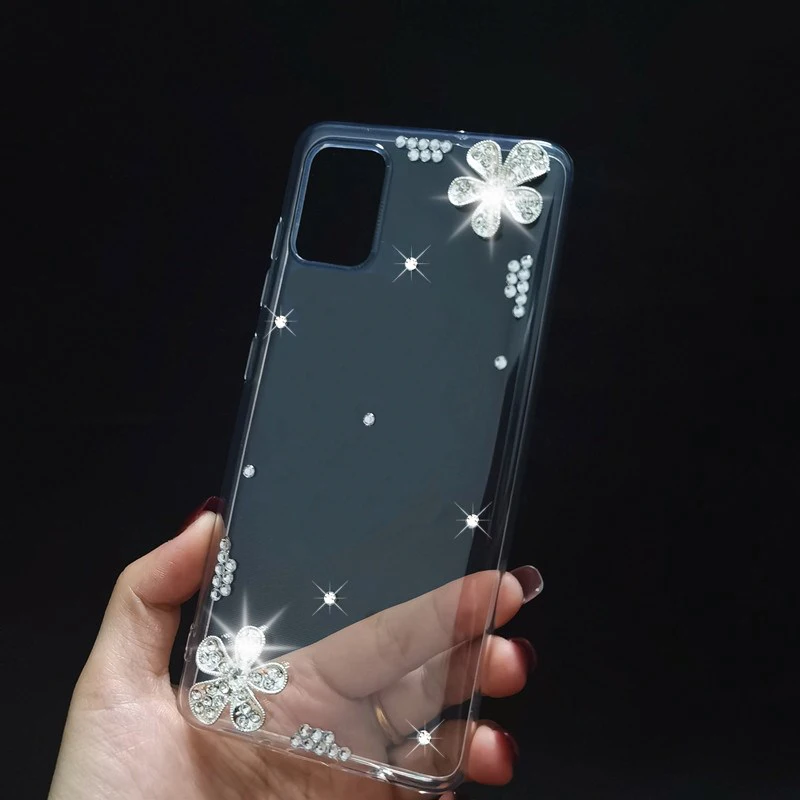 Чехол с бриллиантами A71 A51 A31 A21 M21 A11 M31 для Samsung Galaxy S6 S7 Egde S8 S9 S10E S10 5G S20 Ultra Plus J7 Neo Nxt |