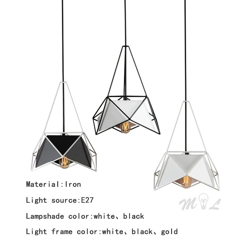 Nordic Diamond подвесной светильник s с геометрическим рисунком светодиодный для кухни