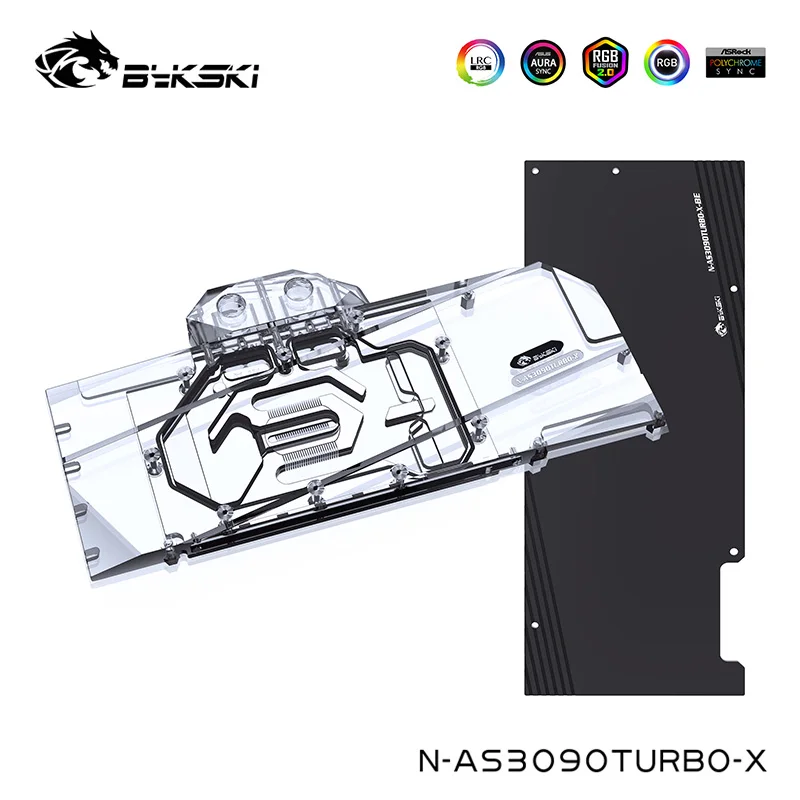 

Bykski кулер для воды для ASUS Geforce RTX 3090 TURBO VGA блок видеокарты, G1/4 ", полное покрытие, N-AS3090TURBO-X