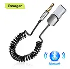 Адаптер Essager Aux Bluetooth совместимый с автомобильным разъемом 3,5 мм, Aux приемник, динамик, аудио, музыкальный передатчик