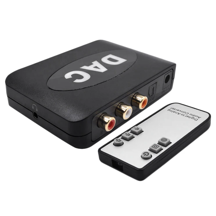 Цифровой ЦА преобразователь в аналоговый аудио конвертер ИК пульт