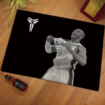 40x60 см/50x80 см домашний текстиль NBA Баскетбол звезда Коби ковер мягкие фланелевые Нескользящие коврики коврик в ванную комнату дверь гостиная - Цвет: 15