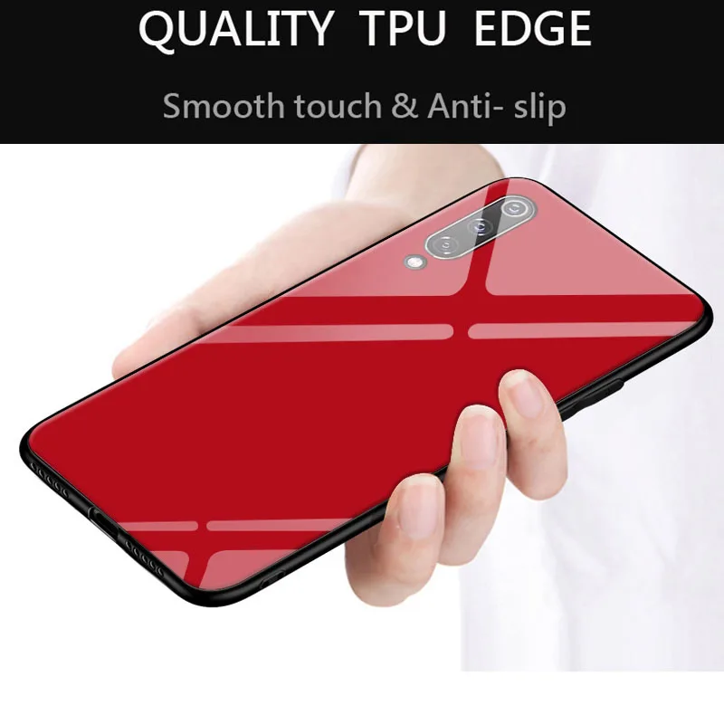 UPaitou Case for Xiaomi Redmi 8A Note 8 Mi 9 9T Pro Lite Explore SE Tempered Glass TPU Edge Anti Fall Hardness Cover |