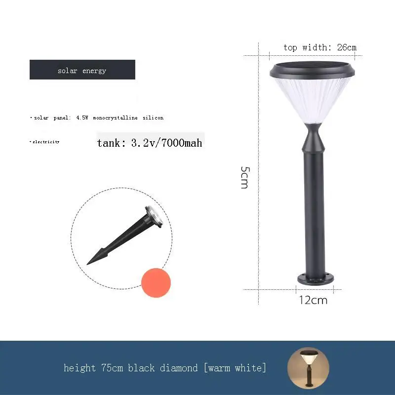 

De Luz Tuinverlichting Lampara Lighting Para Tuin Verlichting Luce Decoracion Jardin Exterior Light LED Garden Lawn Lamp