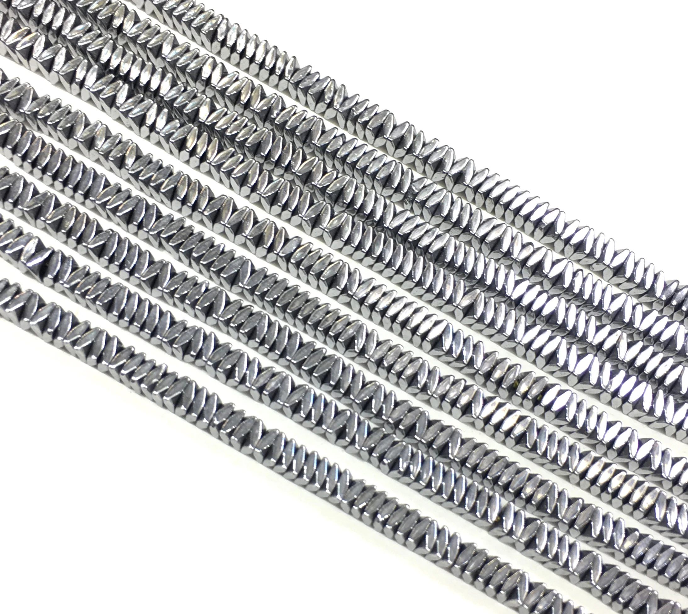 Заводская цена натуральный гематит камень бусина россыпью для изготовления