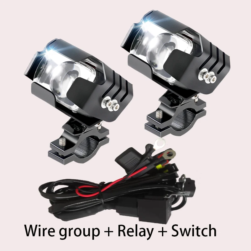 

Motorcycle Spotlights LED Fog Light For HONDA XLV 600 TRANSALP NX 650 FMX 650 XRV650 TRX 300EX BMW R1200GS F800GS 40w 6000K