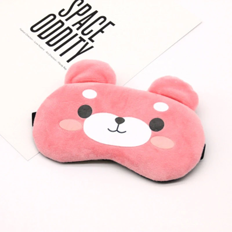 Симпатичная мультяшная хлопковая маска для глаз сна креативная с животными