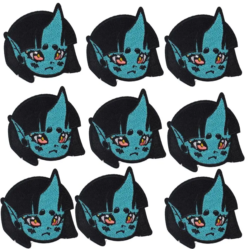 10 шт./компл. патч в стиле панк вышитые патчи для одежды термоклейкие нашивки