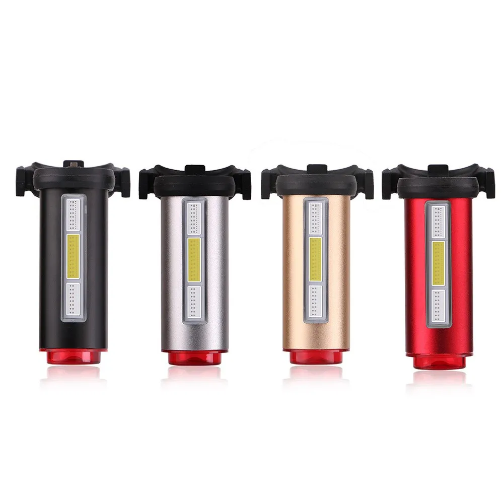 

Waterproof Bike LED Taillight USB Rechargable Cycling Safety Warning Light 7 Modes Alloy Bicycle Saddle Rear Lamp Accessories