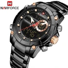 Relogio Masculino лучший бренд Мужские часы NAVIFORCE Модные Роскошные Кварцевые часы мужские военные спортивные часы с хронографом наручные часы