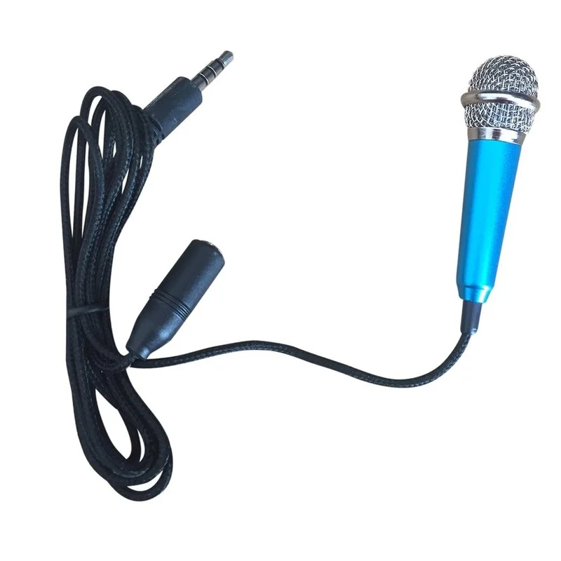 

MINI Jack 3.5mm Studio Lavalier Professional Wired Microphone Handheld Mic karaoke for singing gaming for Mobile phones PC