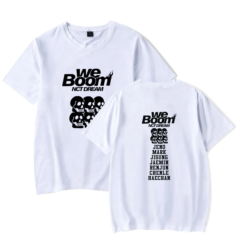 KPOP NCT DREAM New Album WE BOOM 2D футболка с принтом женская/мужская одежда горячая Распродажа