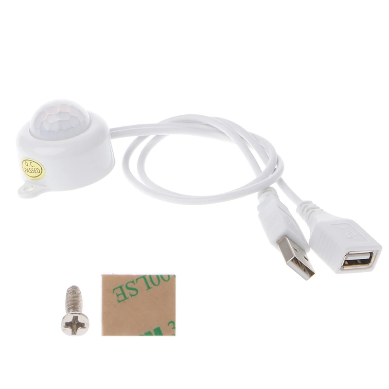 5 В/12 В/24 В постоянного тока USB СВЕТОДИОДНЫЙ Переключатель полосы движения PIR