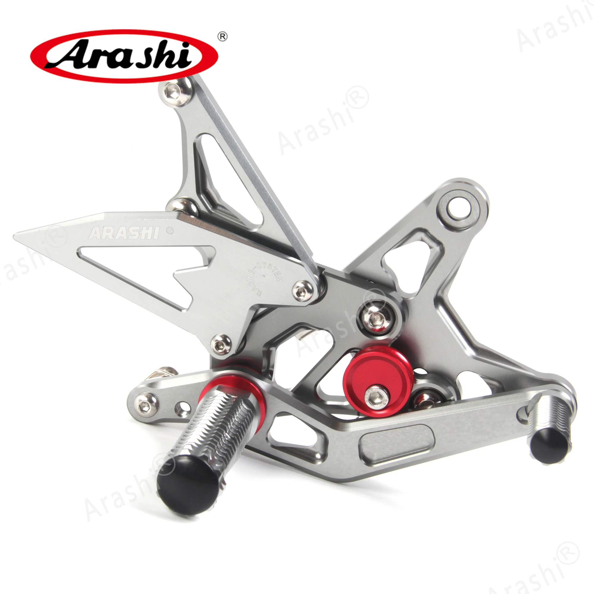 Араши ЧПУ Rearset ZX 6R ZX6R ZX636 2015 2016 2017 QS подножка регулируемая сзади набор для KAWASAKI NINJA