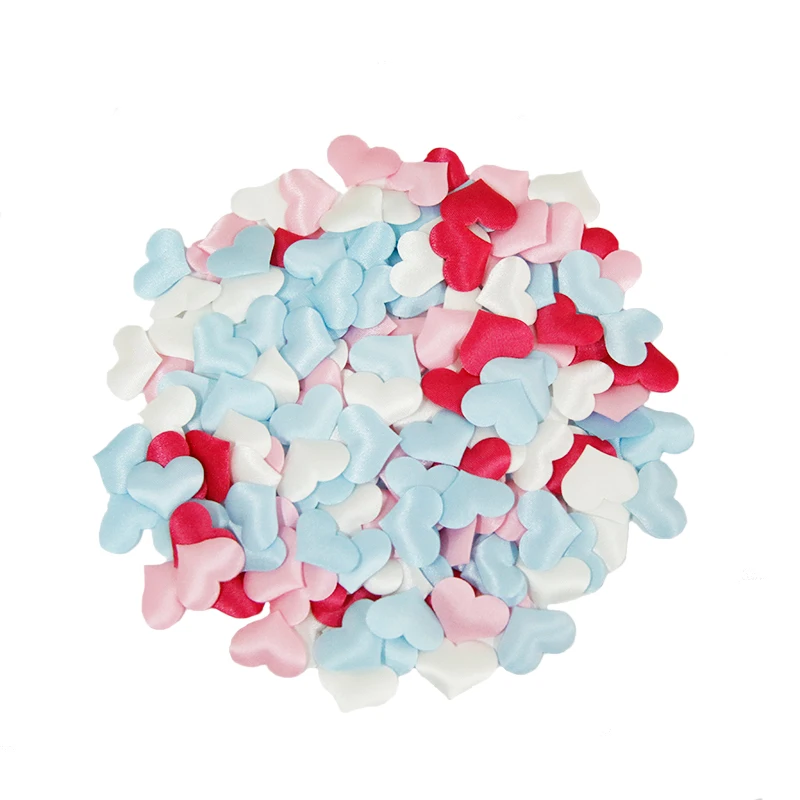 200 шт./лот сердечки конфетти наряд для первого дня рождения маленьких мальчиков