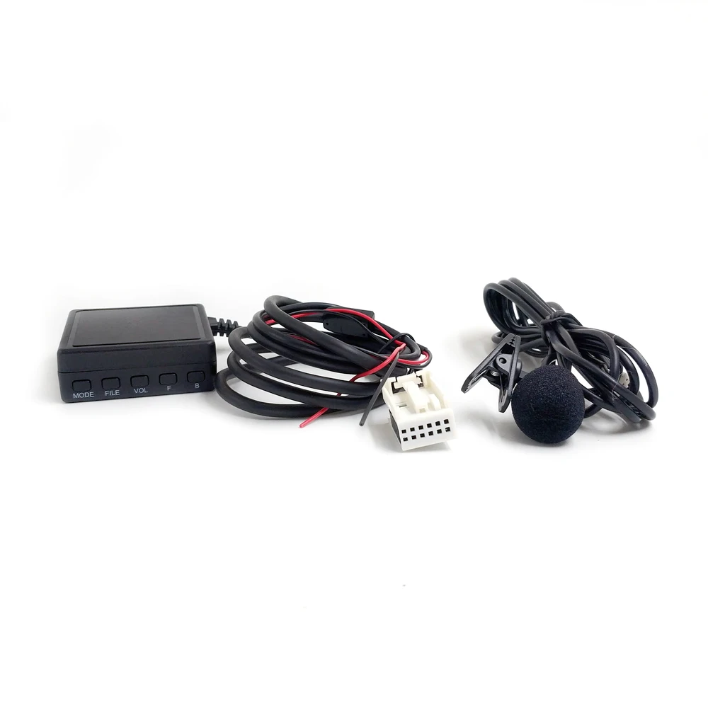 Biurlink беспроводной микрофон USB Bluetooth музыкальный аудио приемник без рук микрофон адаптер кабель для Volkswagen RCD210 RCD310 RCD510