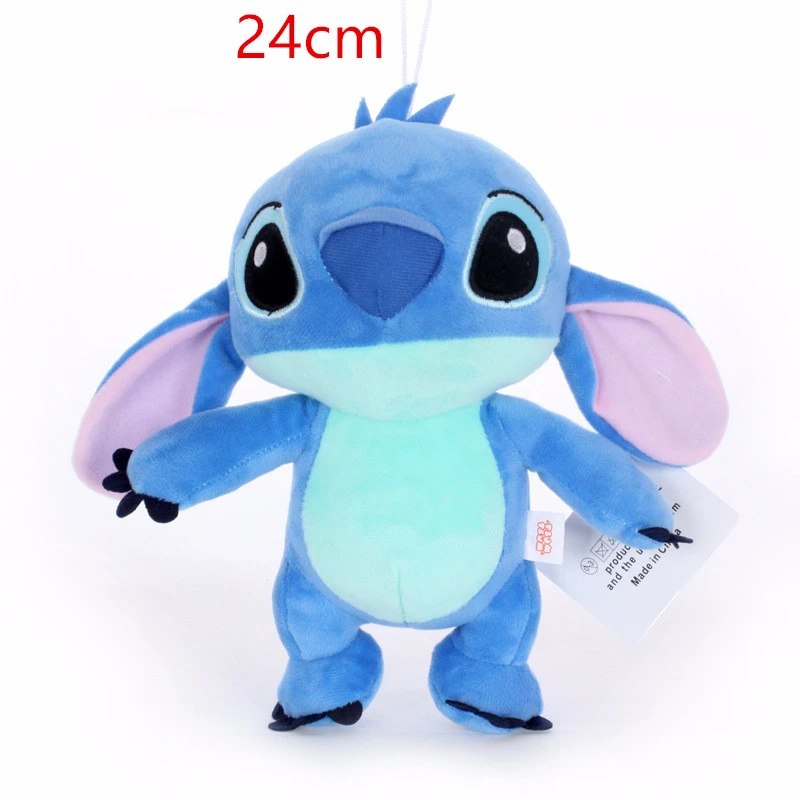 A Плюшевые игрушки-куклы с мультипликационным стичем, Kawaii Lilo& Stitch, мягкие игрушки-животные для детей, подарки на день рождения, Рождество, Декор - Color: A