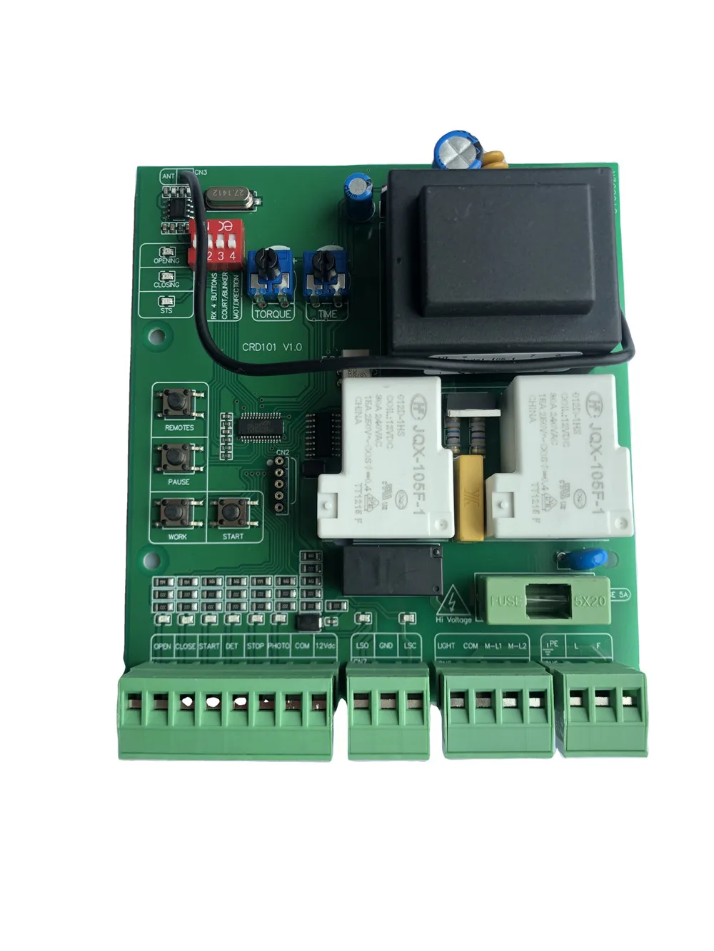 Universal version of Sliding gate motor opener motherboard Replaced circuit board can match 433.92Mhz rolling code remote