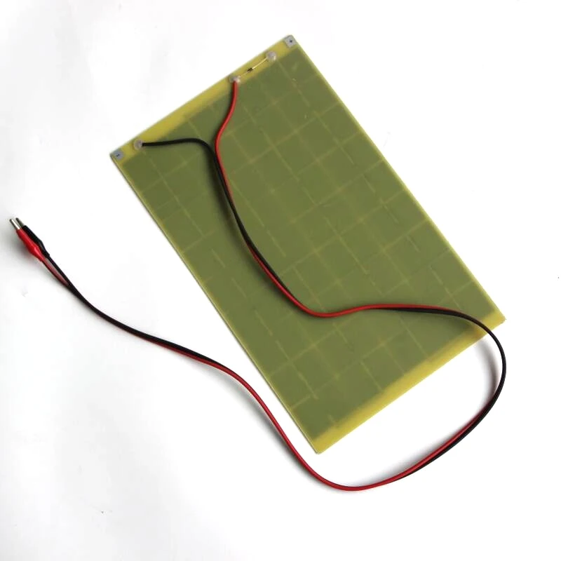 10 Вт 18 в поликристаллическая солнечная панель + 1 м кабель для 12 В аккумуляторного