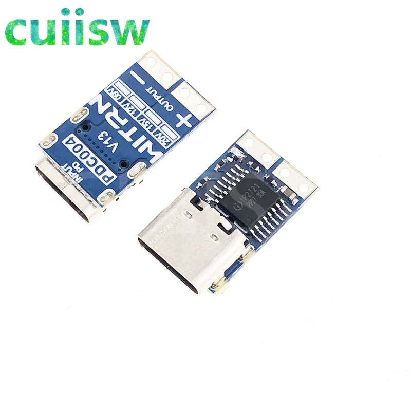 Тип-C PD приманка модуль PD2.0 PD3.0 к DC Триггеру Удлинительный кабель QC4 зарядное
