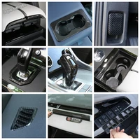 carbon fiber interior refit kit gear box head air ac lift button panel cover trim for range rover evoque l551 2020 2022