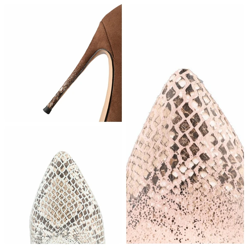 

SIMLOVEYO Ladies Winter Sexy Ankle Boots Pointed Toe 10cm 12cm Thin High Heels Flock Zipper Big size 34-45 Casual Party B2021