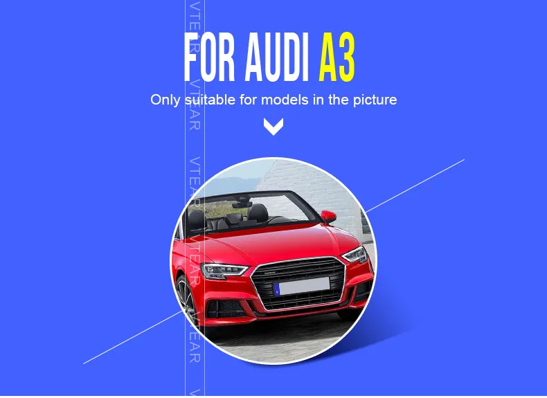 Vtear для Audi A3 подлокотника кожа подлокотника центральной консоли аксессуаров ящик для хранения украшения авто-Стайлинг интерьер 2004