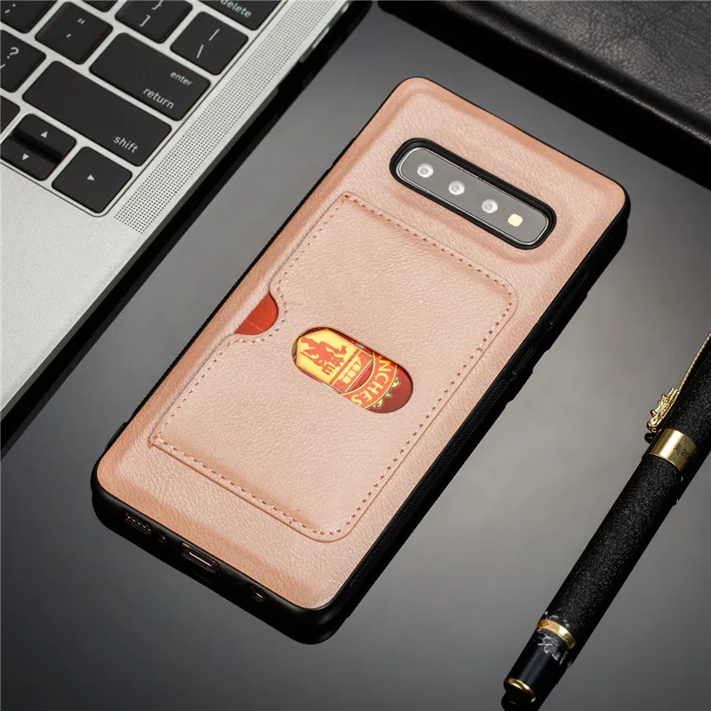04 Роскошный кожаный чехол для телефона для samsung Galaxy A50 S8 S9 S10 плюс S7 край J3 J5 J7 A5 J2 Pro J4 J6 J8 A7 чехол Крышка - Цвет: 04