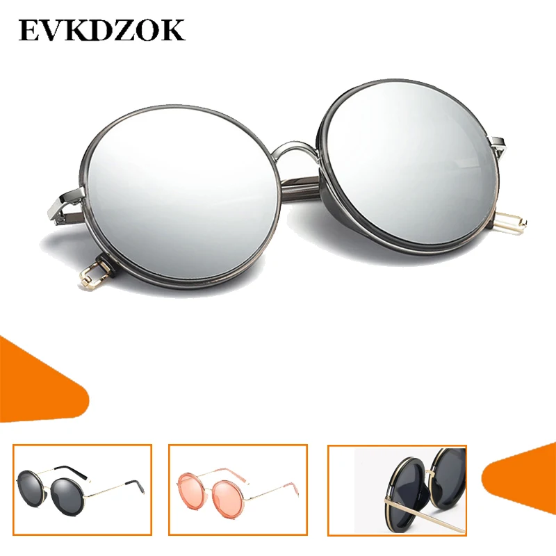 Модные женские солнцезащитные очки 2018 металлические ретро мужские брендовые