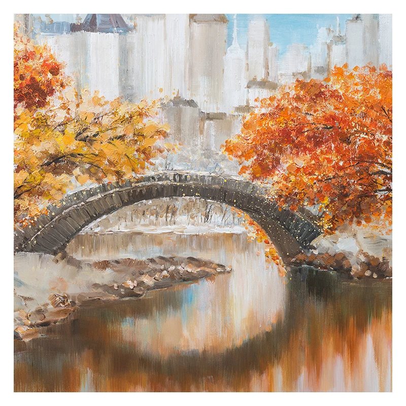 

Handpainted Landscape Oil Painting Modern Wall Art Picture Canvas Acrylic Paint For Home Living Room Hotel Decor Frameless