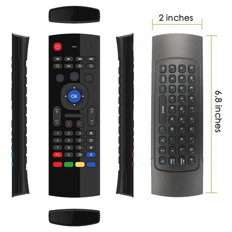 

MX3 Air Mouse Remote Control 2.4G Wireless Keyboard with Voice Microphone for X96 Tx3 H96 Android TV Box