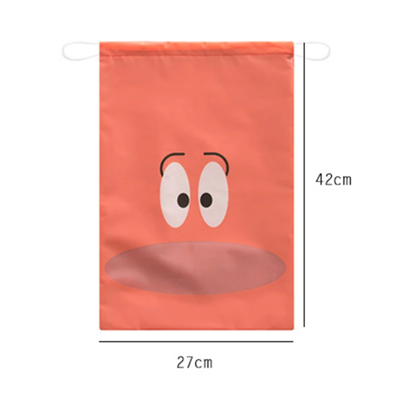 

Portable waterproof cartoon travel bag suitcase shoes underwear travel storage bag clothes cosmetics packaging drawstring bag
