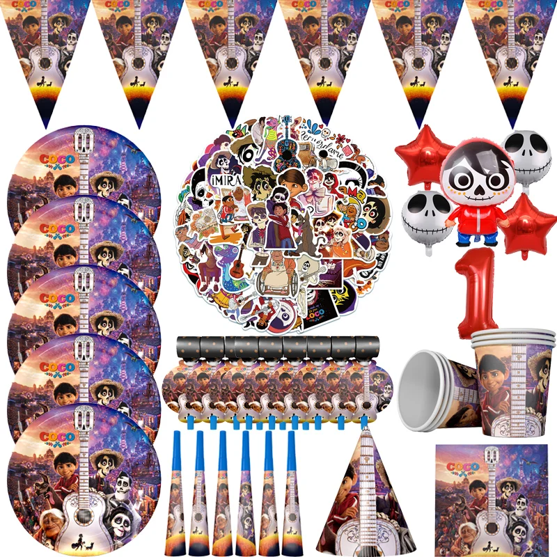 Dreambound путешествия Коко тематическая вечеринка Хэллоуин украшения бумажный
