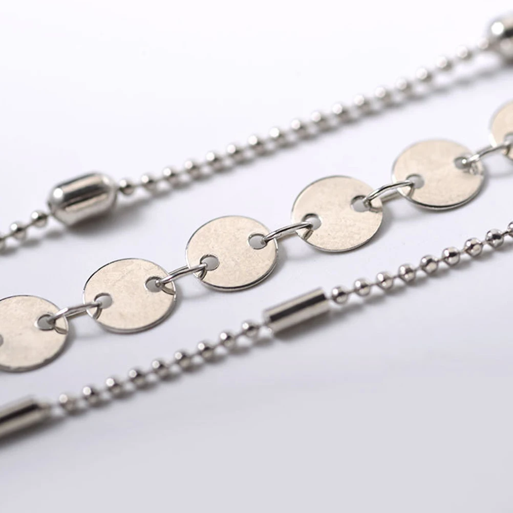 2 шт. модные браслеты из сплава с блестками 3 слоя Очаровательные золотые и