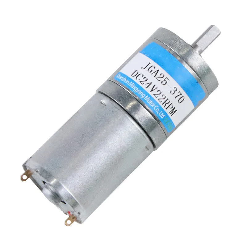 1 шт. JGA25-370 миниатюрный DC мотор-редуктор 6v12v24v матовый низкая скорость высокий