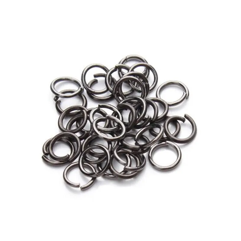 Открытые соединительные кольца серебристые/золотистые/Бронзовые/черные разъемы