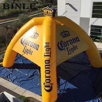 factory price portable outdoor exhibition inflatable spider tent inflatable canopy with oxford cover trade show event station