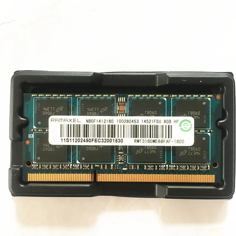 Оперативная память Аксель DDR3 8 Гб 1600 МГц PC3L 12800S RMT3160ME68FAF 1 35 V ddr3 ПАМЯТЬ