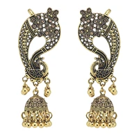 1 pair of egyptian turkish national style earrings decorative ear pendants