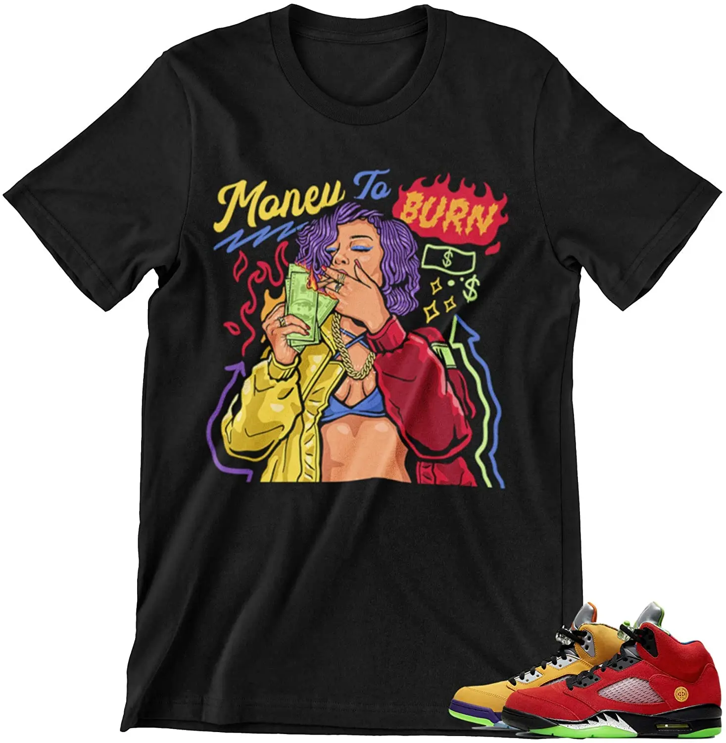 

What The Sneaker Match Tee Streetwear