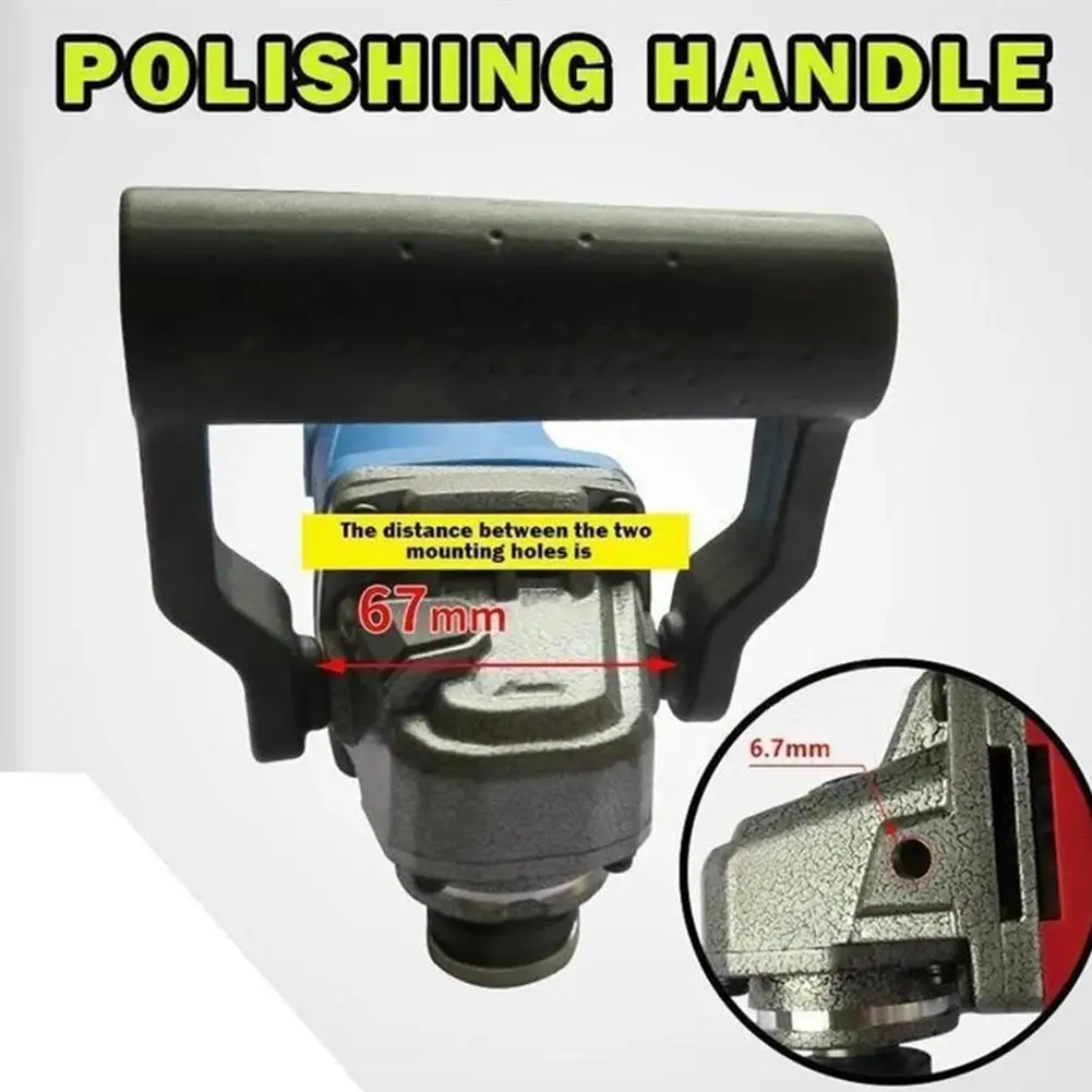 

Ручка для угловой шлифовальной машины, нескользящая амортизирующая ручка 8 мм, для угловой шлифовальной машины