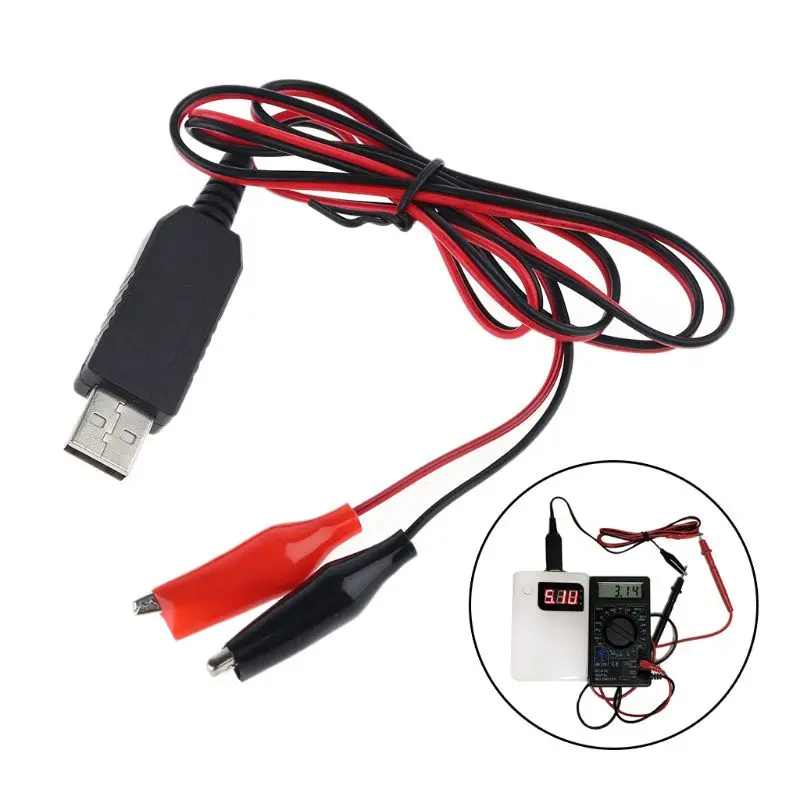 

Replace 2x AA AAA Battery Eliminator USB 5V to 3V Step-down Cable for Radio Toy