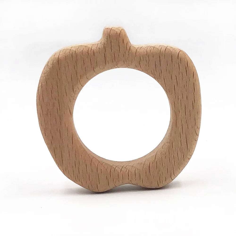 3 шт. деревянные бусины для браслета в виде яблока | Украшения и аксессуары